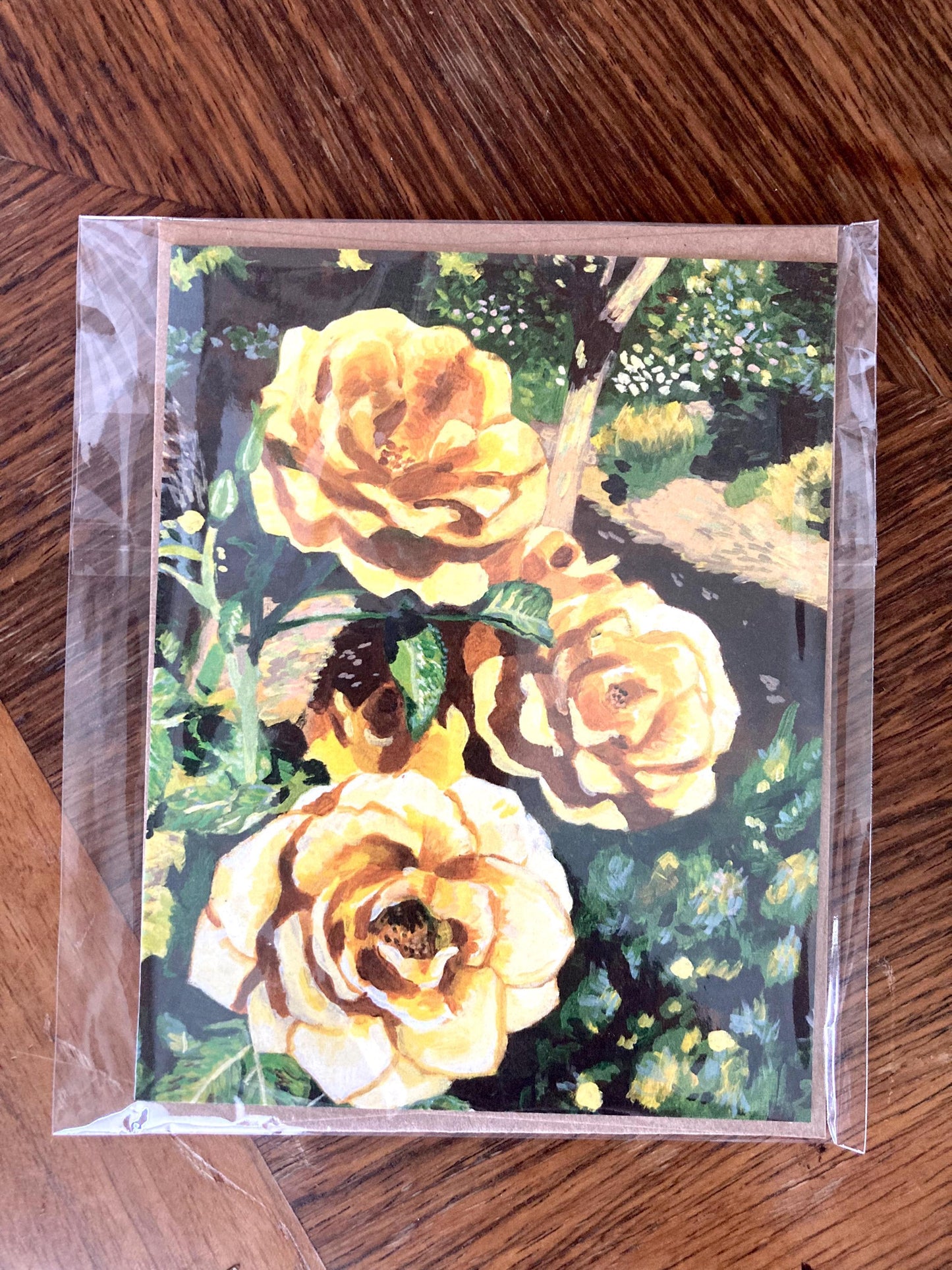 Yellow Roses Greeting Card