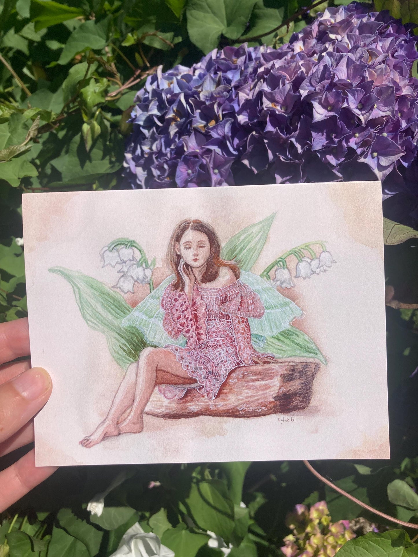 Lily of the Valley Fairy Greeting Card