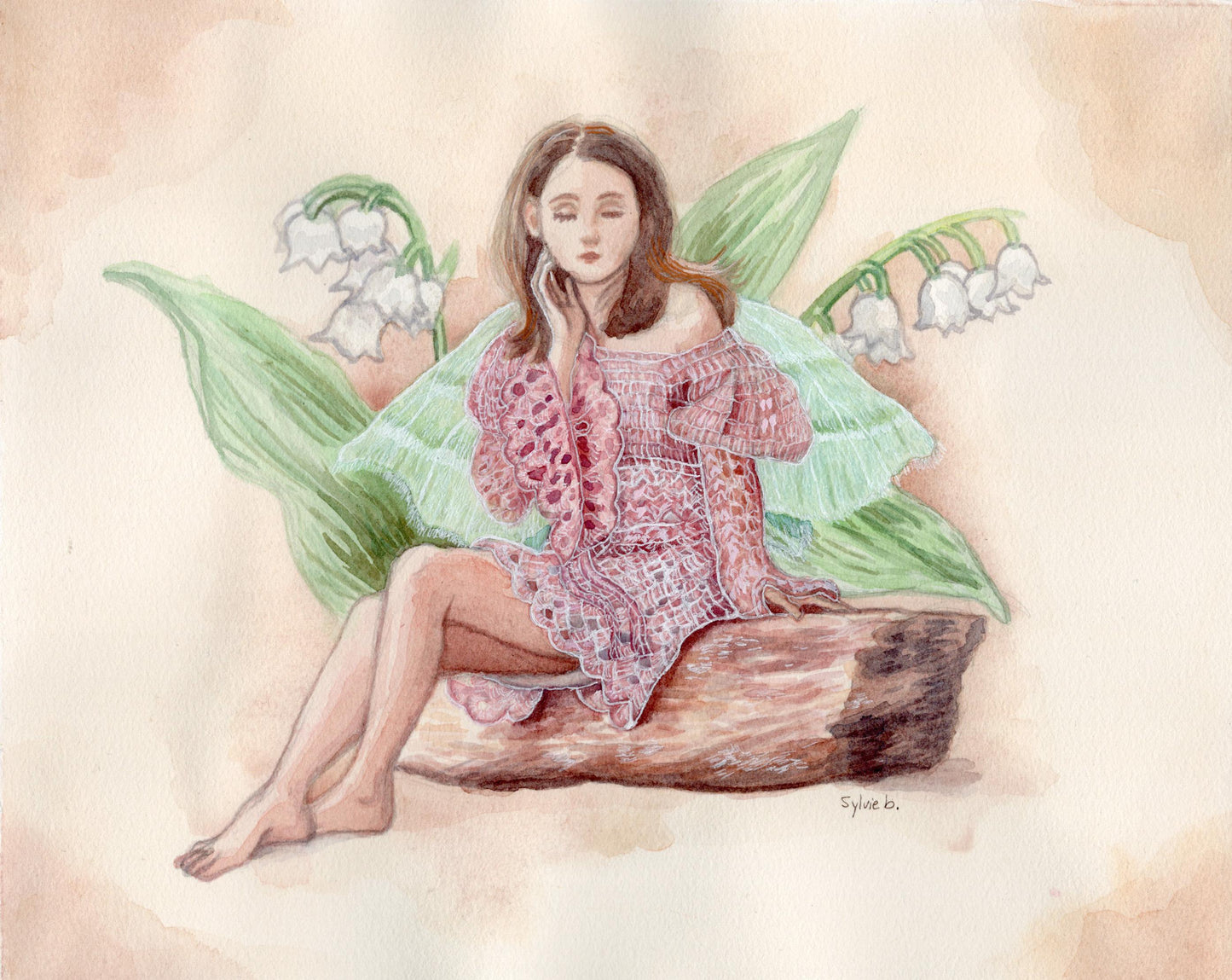 Lily of the Valley Fairy Greeting Card