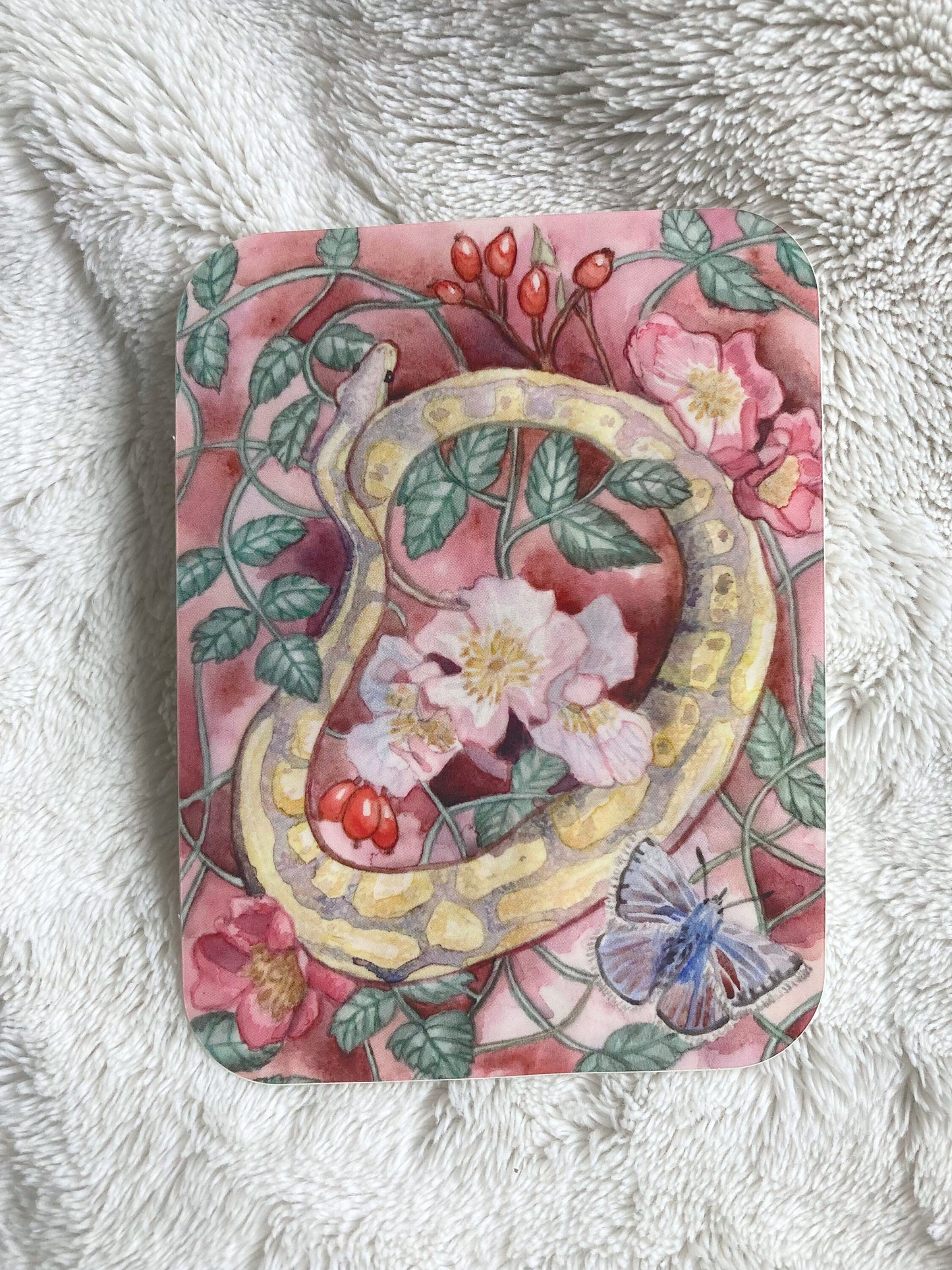 Python in Bloom Sticker