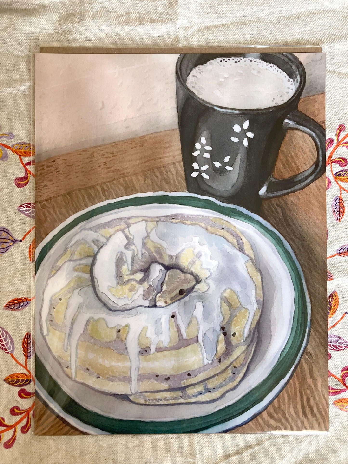 Ball Python Cinnamon Roll 8.5x11 Print