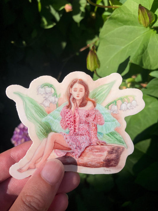 Lily of the Valley Fairy Sticker