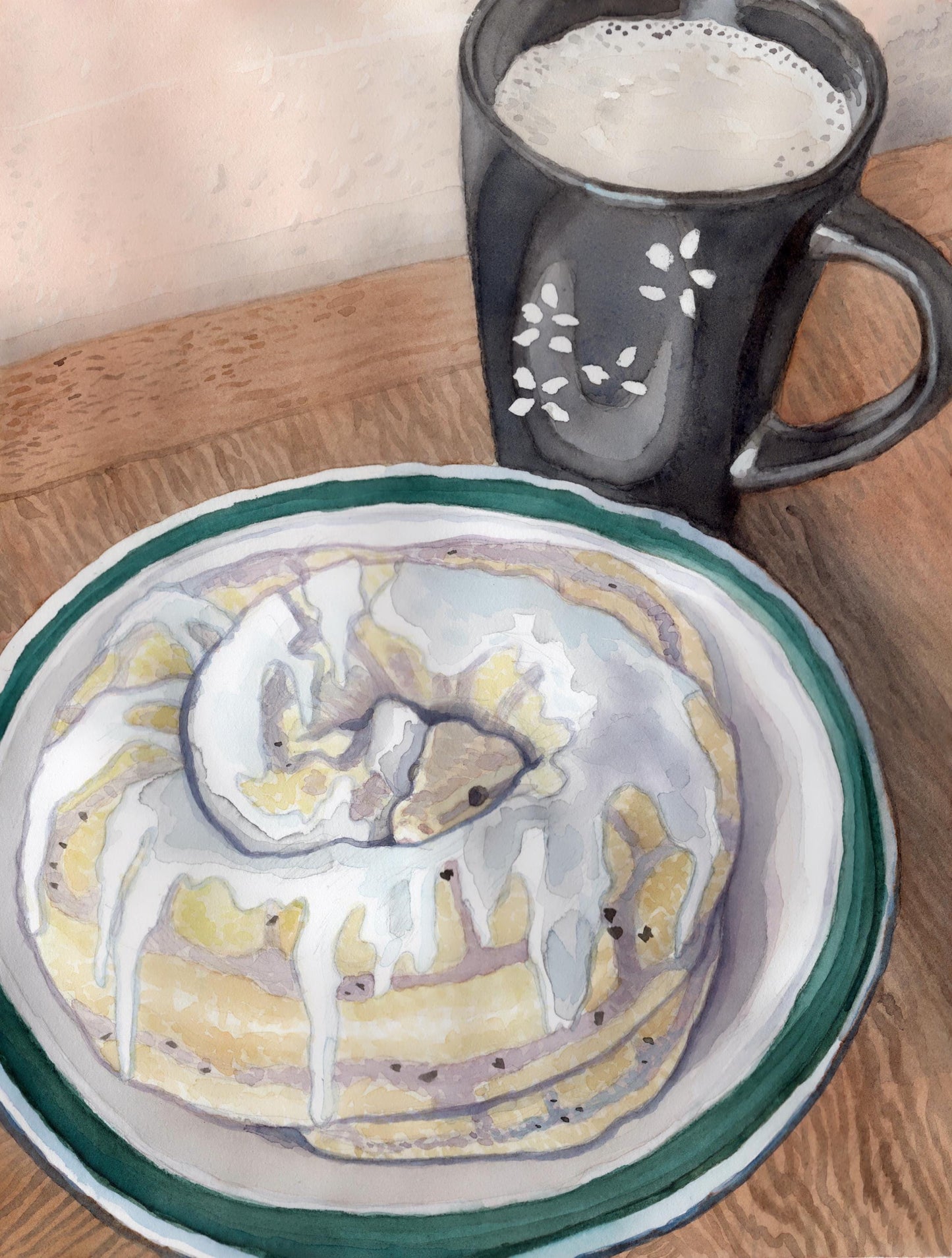 Ball Python Cinnamon Roll 8.5x11 Print