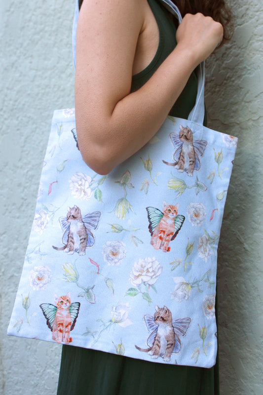 Fairy Cat Tote Bag