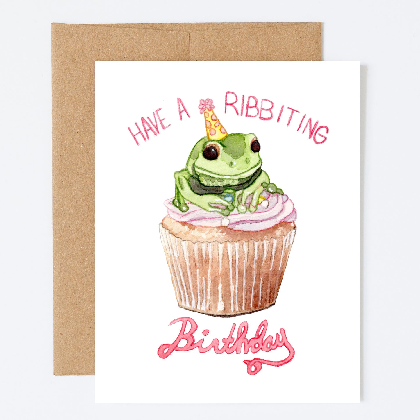 Have a Ribbiting Birthday Greeting Card