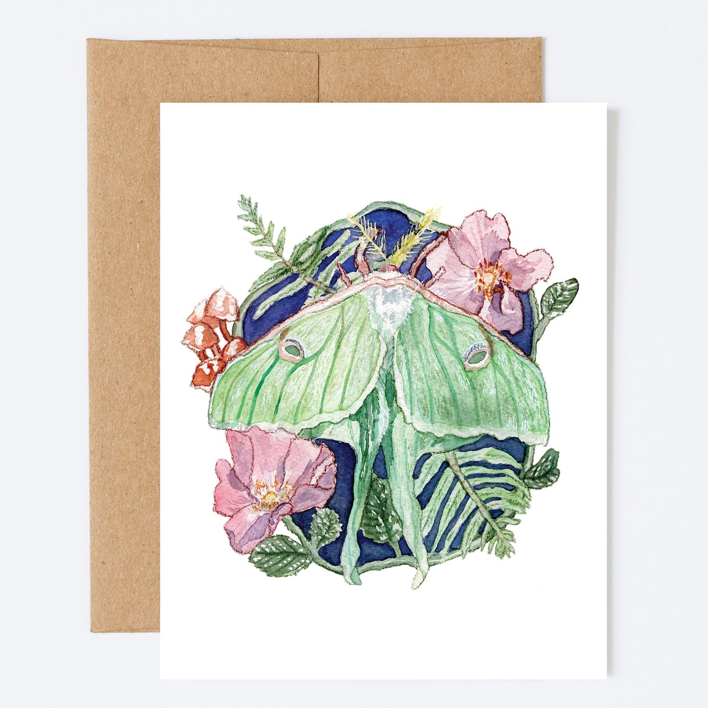 Luna Moth greeting Card