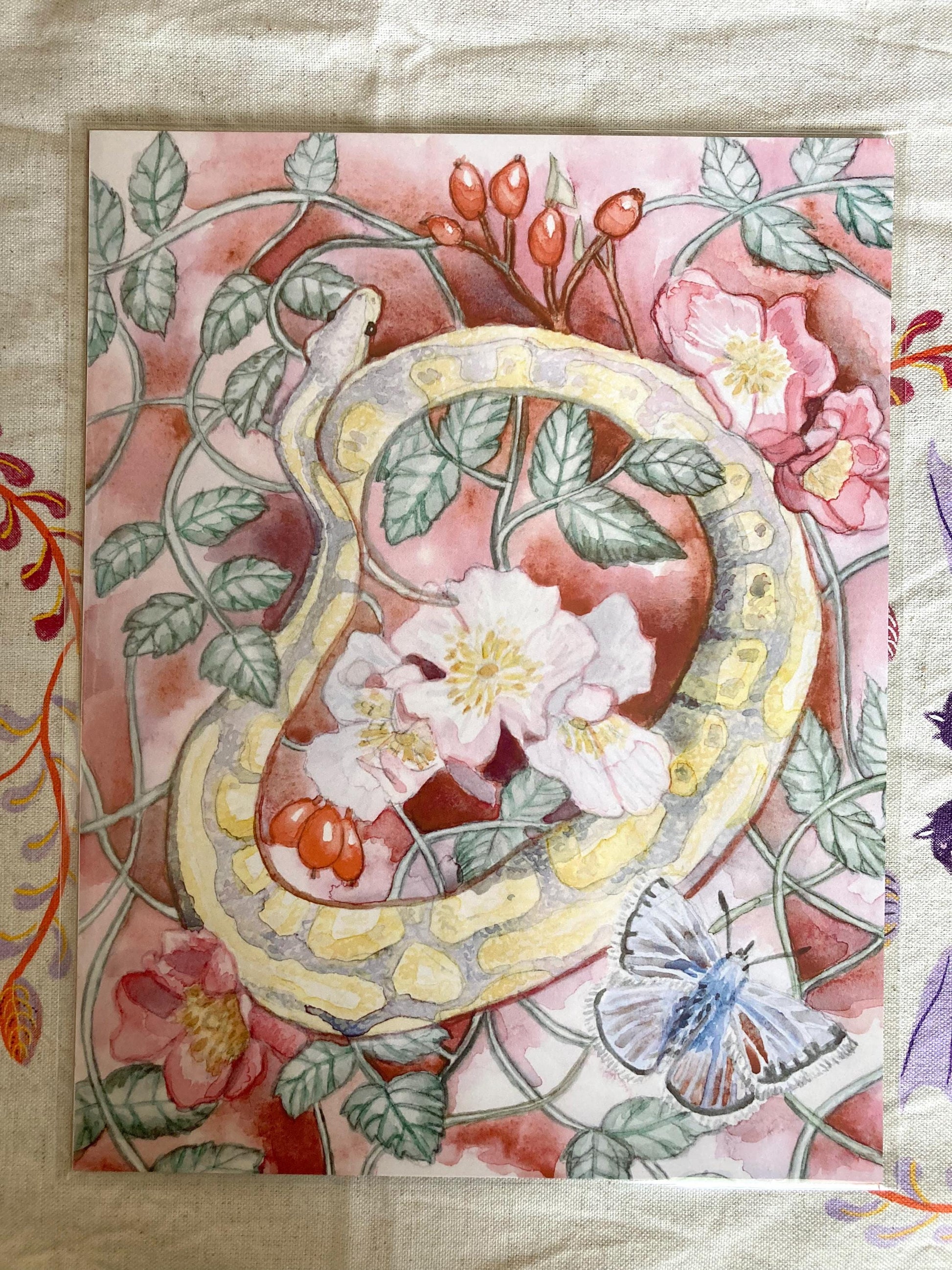 Python in Bloom I Prints 8x10