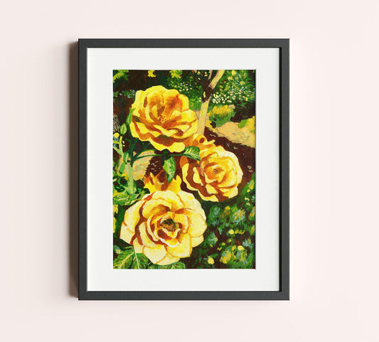 Yellow Roses 8x10 art prints