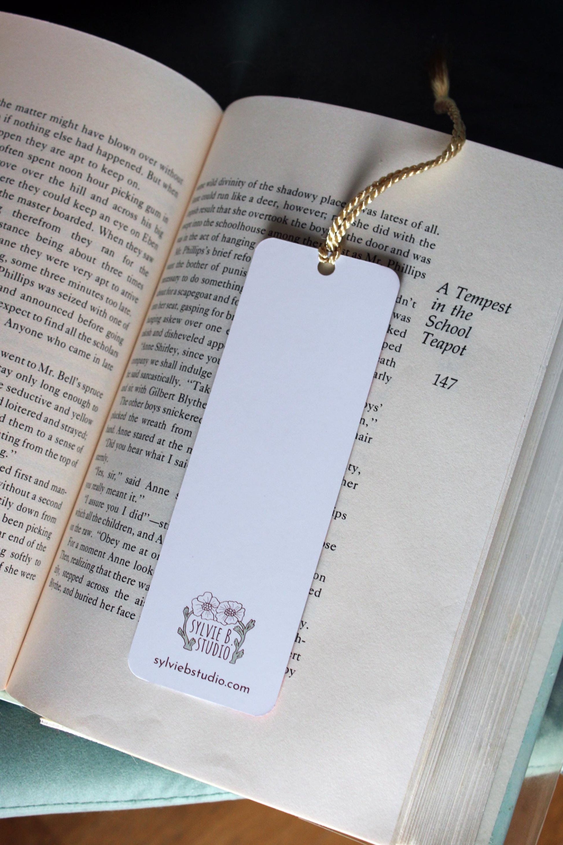 Peony Butterfly Bookmark