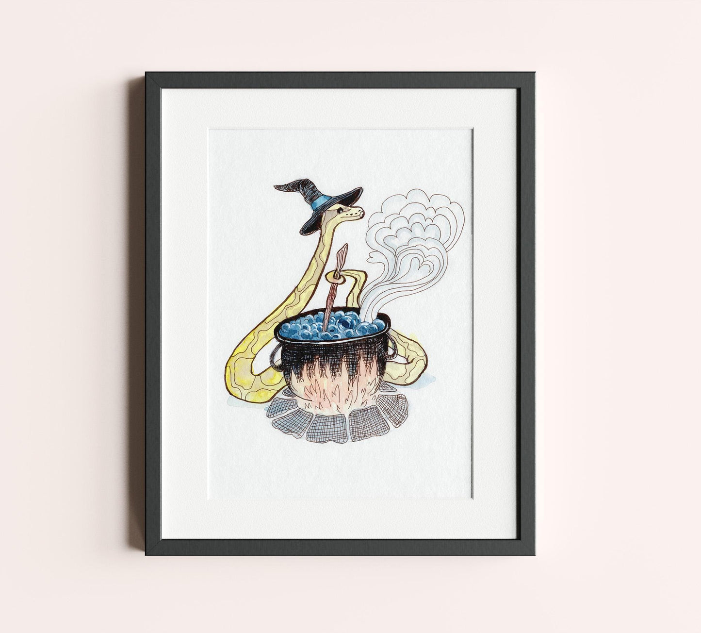 Ball Python Witch 5x7 Prints