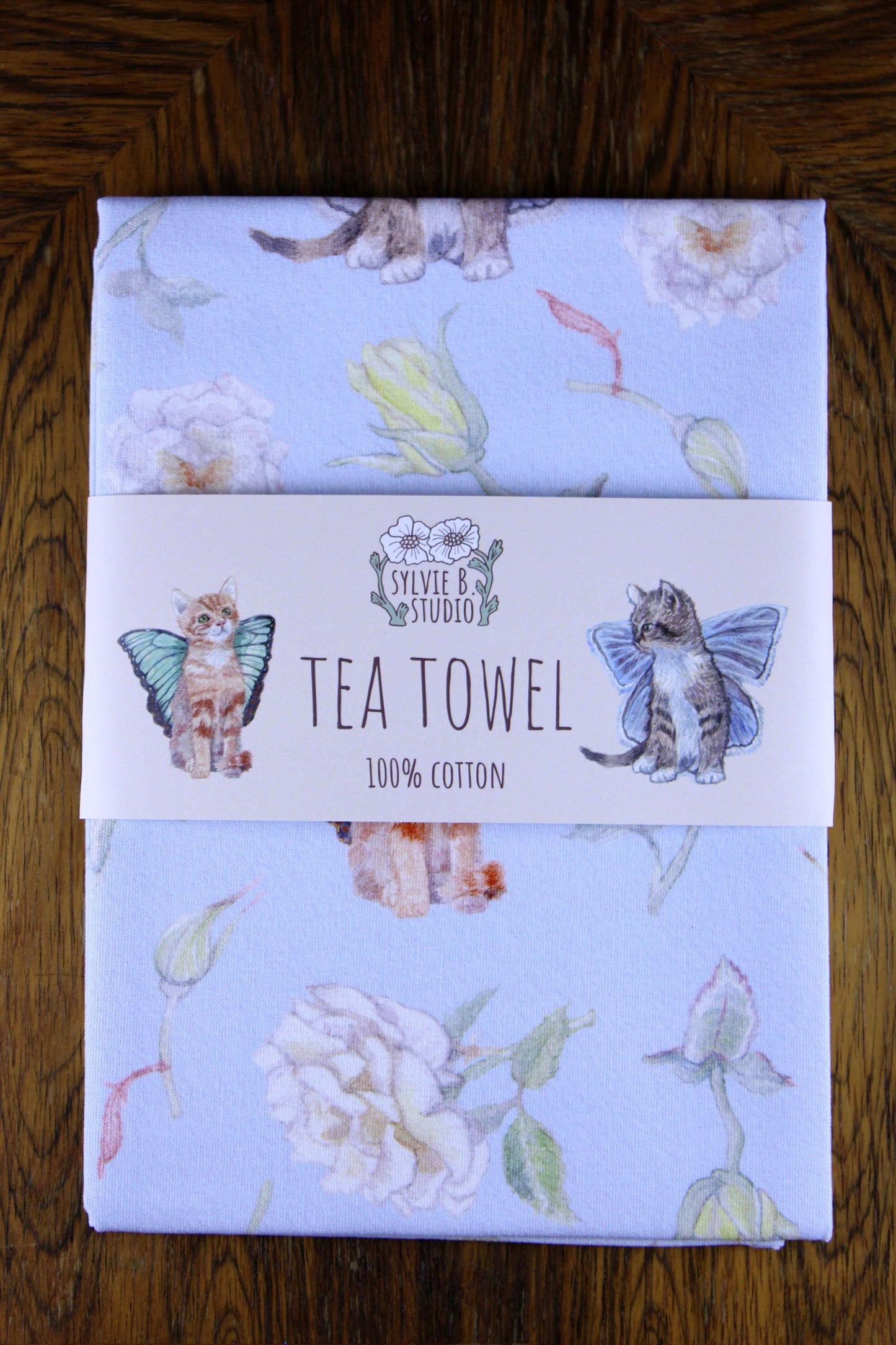 Fairy Cat Tea Towel